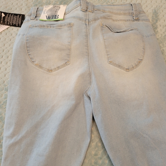 NWT-WBB Royalty For Me Women's Mid Rise Ankle Jeans-Size 14-NWT - Picture 12 of 15